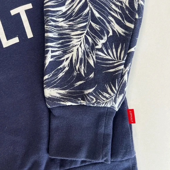 Vintage Streetwear Asphalt Yacht Club Blue Crew Neck Sweatshirt - Picture 3 of 4